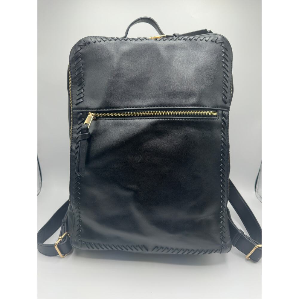 ✨ Moda Luxe Whipstitched Vegan Leather Laptop Backpack ✨